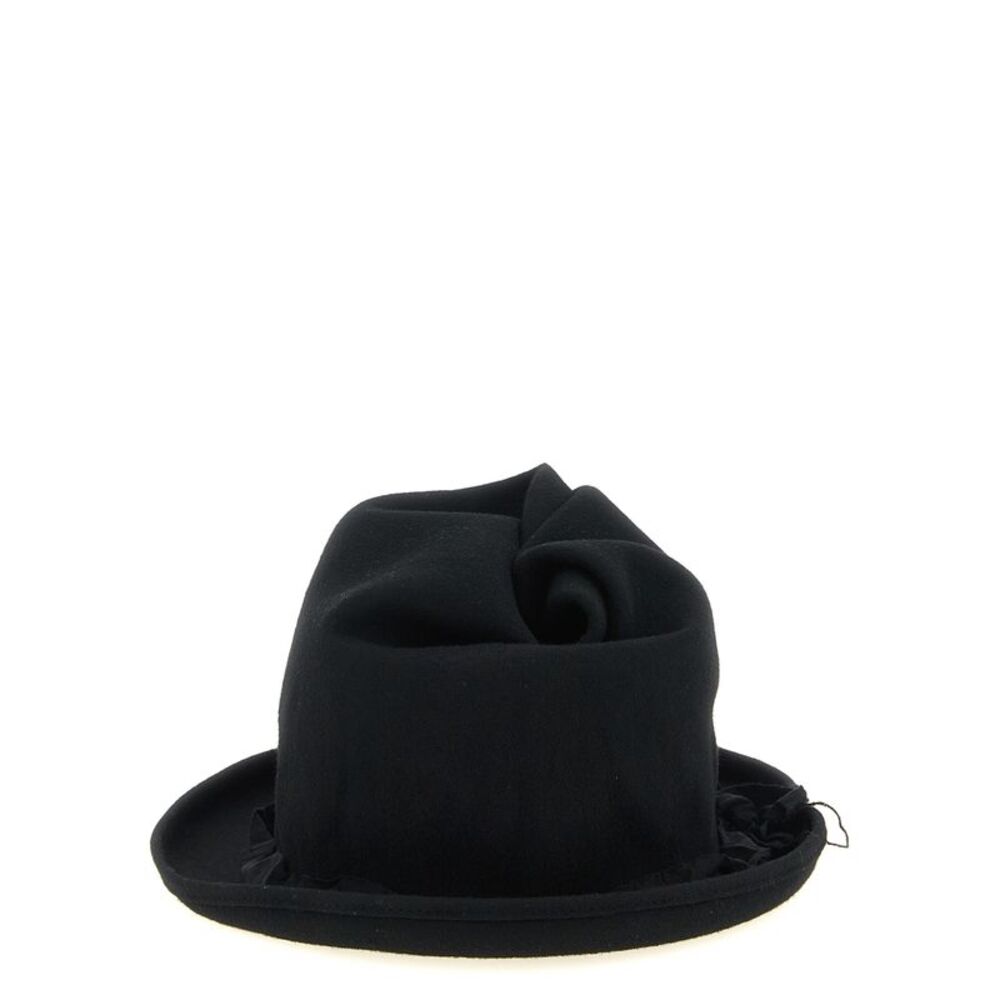 Yohji Yamamoto Men Sculptural Crown Hat